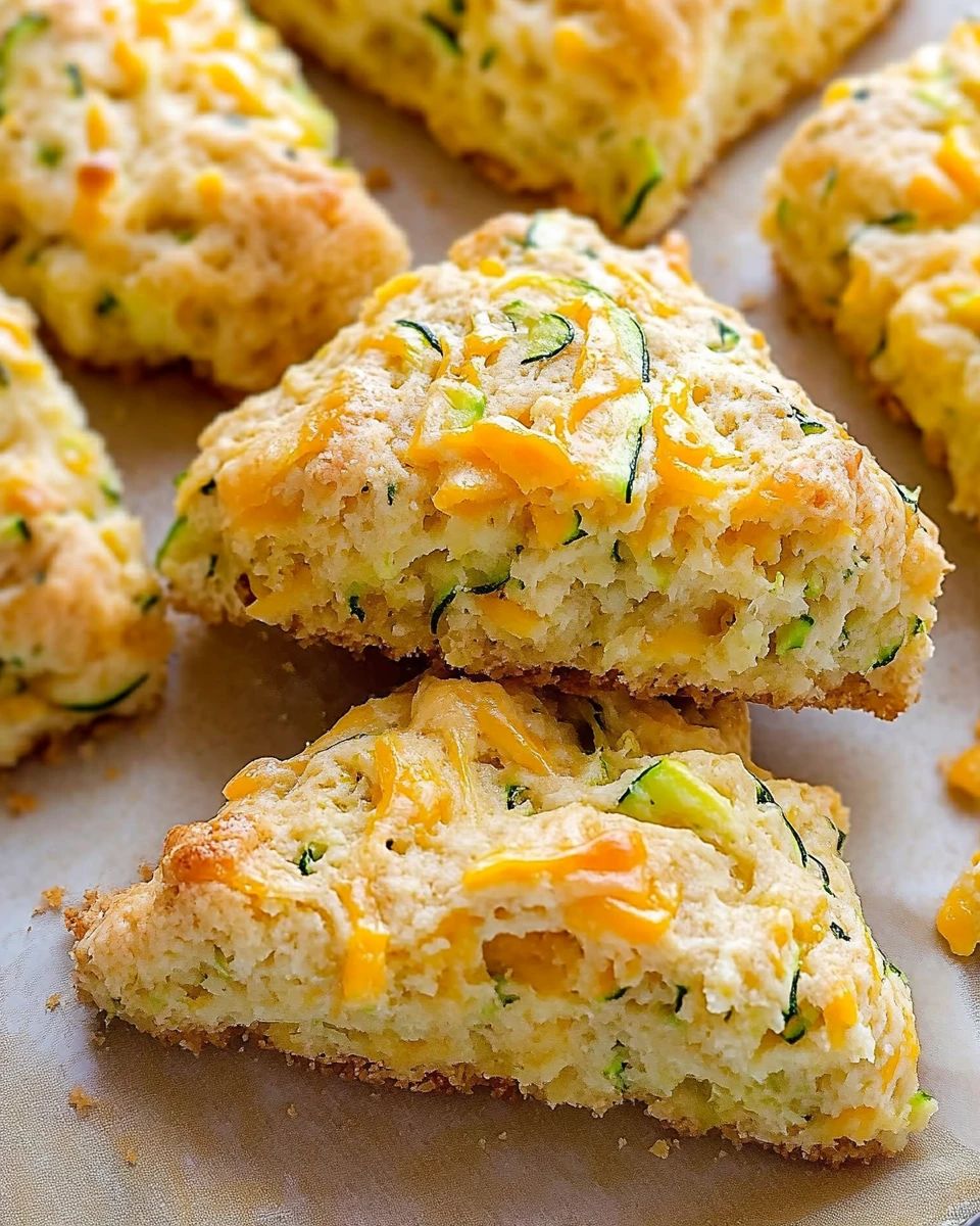 Zucchini Cheddar Scones