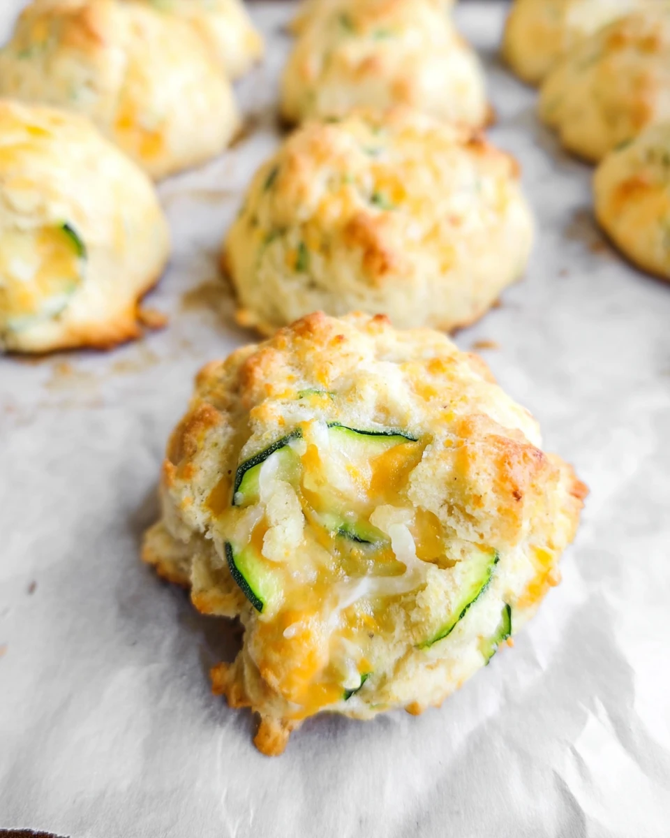 Zucchini & Cheese Drop Biscuits