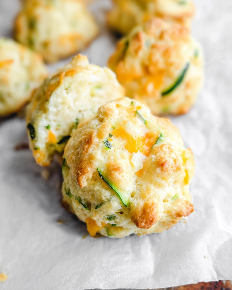 Zucchini & Cheese Drop Biscuits