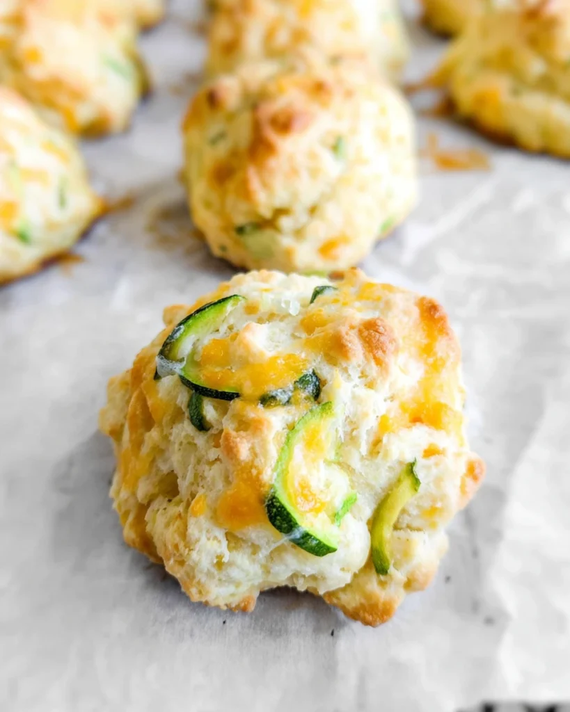 Zucchini & Cheese Drop Biscuits