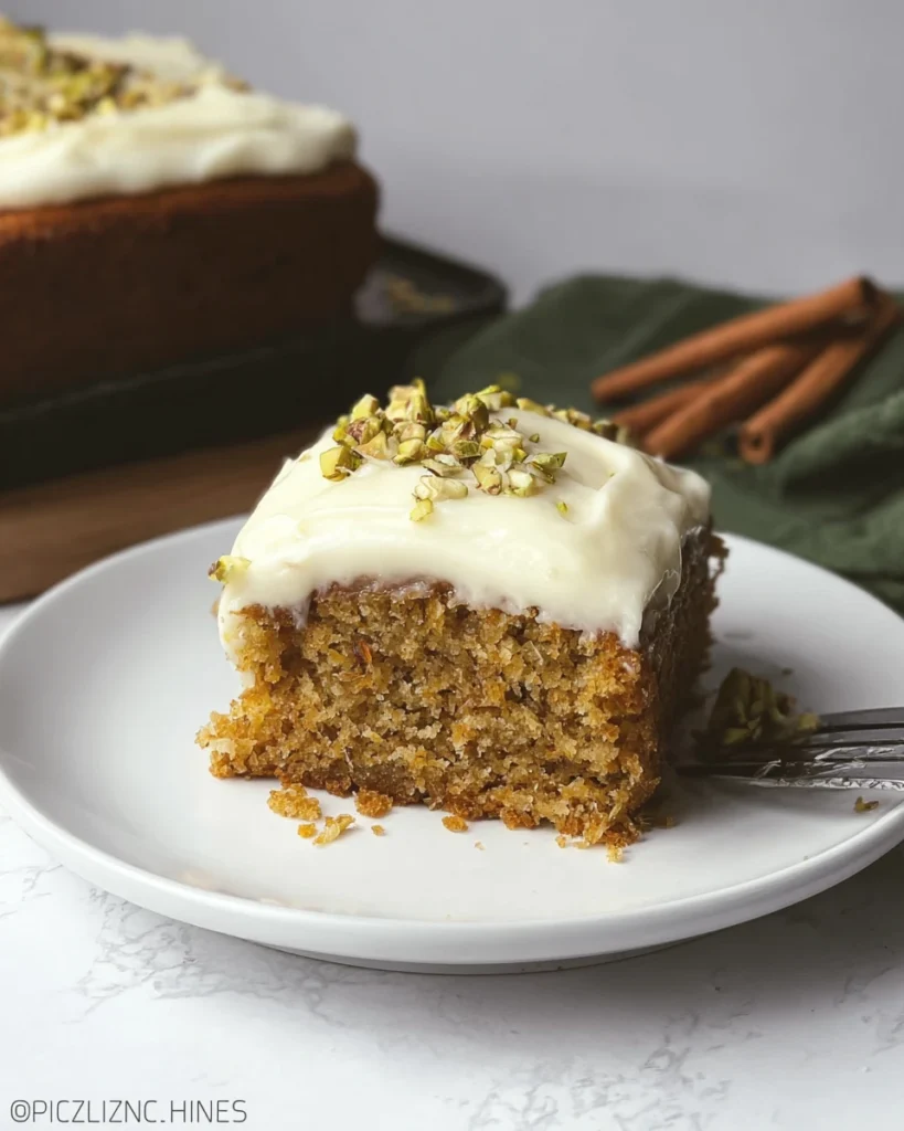 Zucchini Spice Cake with Cream Cheese Frosting
