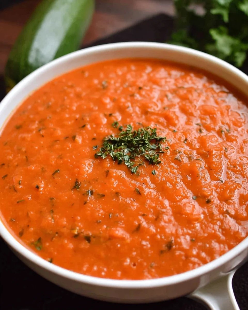 Zucchini Tomato Soup