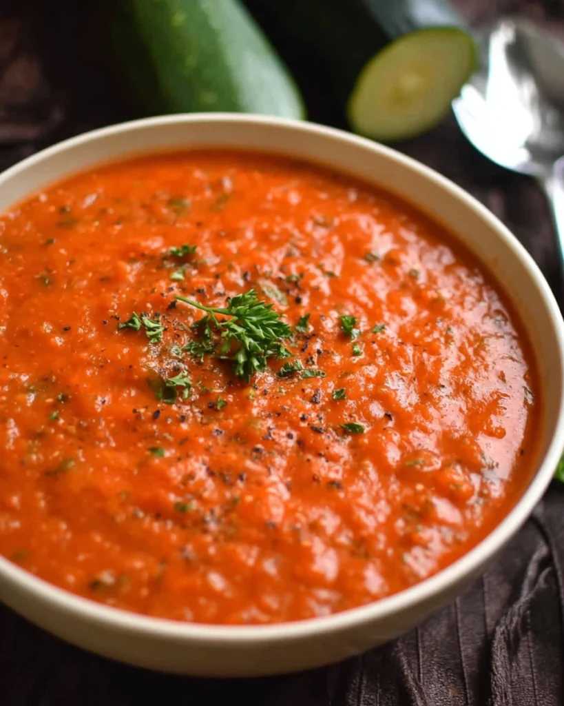Zucchini Tomato Soup