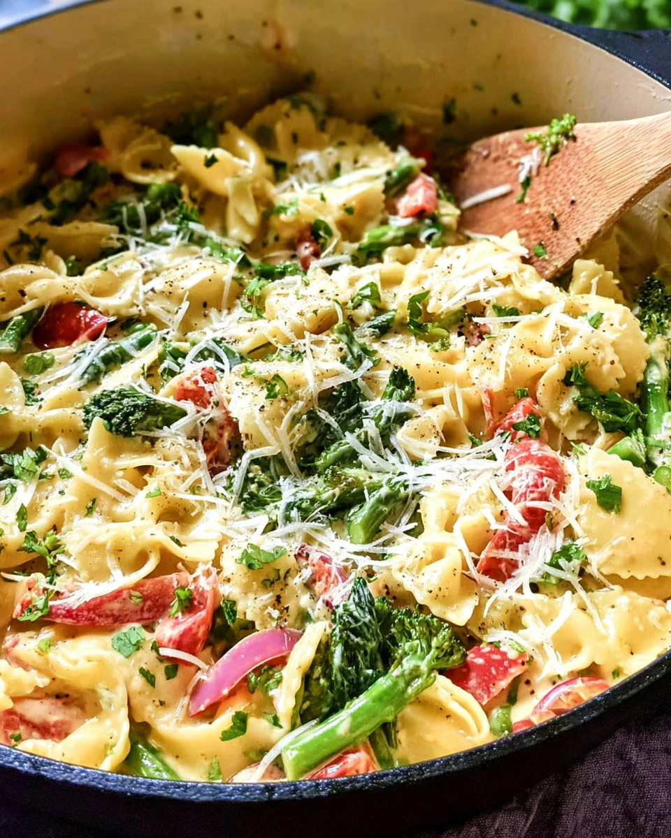 Alfredo Pasta Primavera