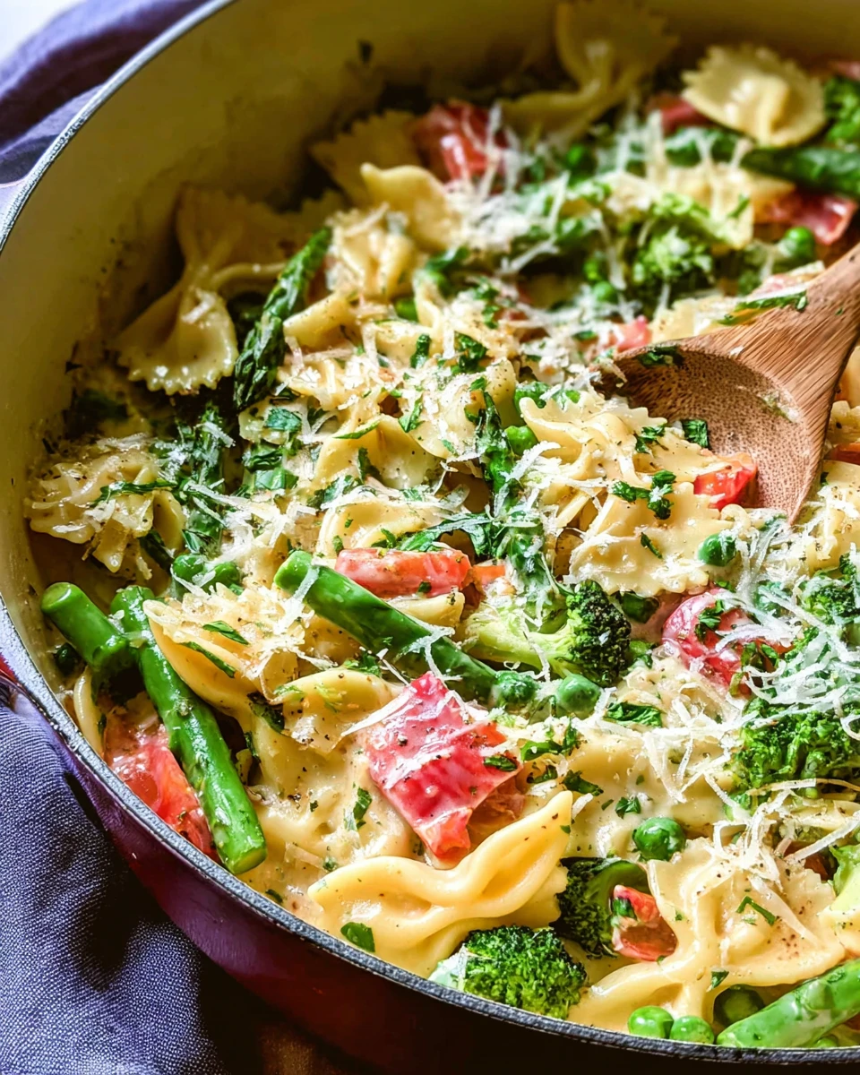Alfredo Pasta Primavera