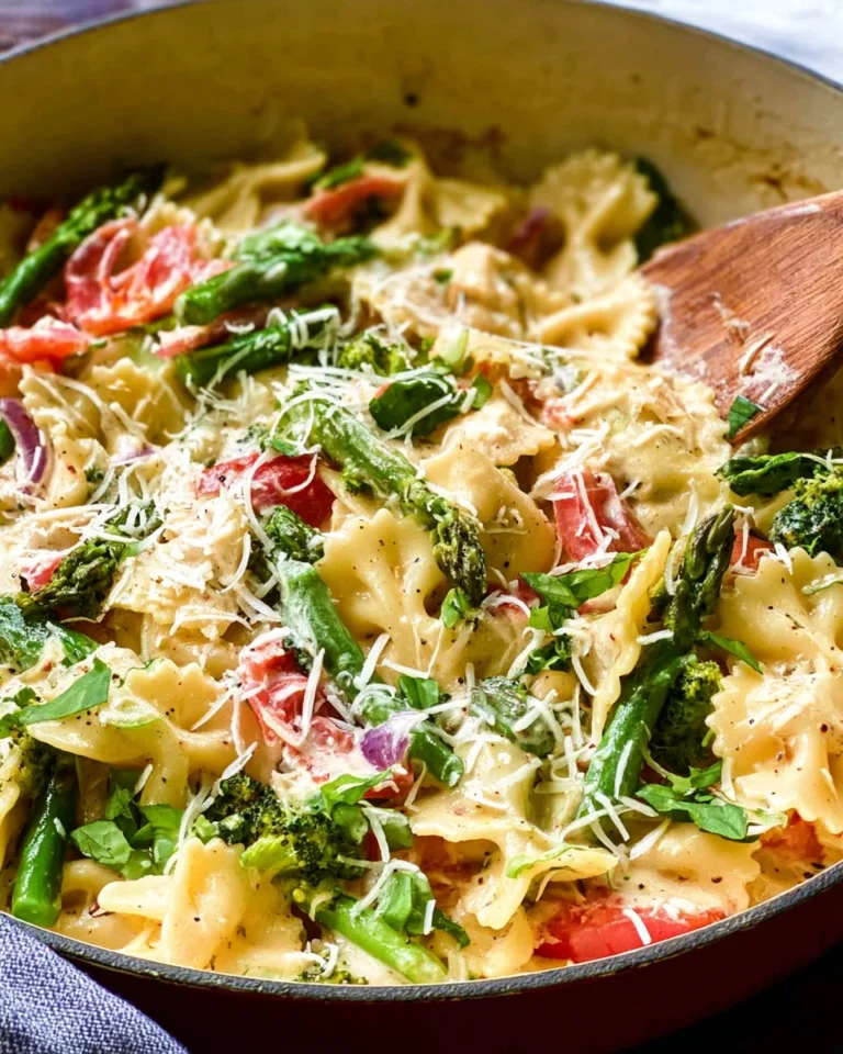 Alfredo Pasta Primavera