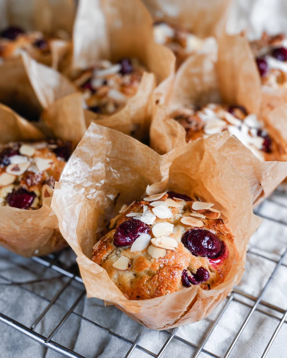 Almond Cherry Muffins