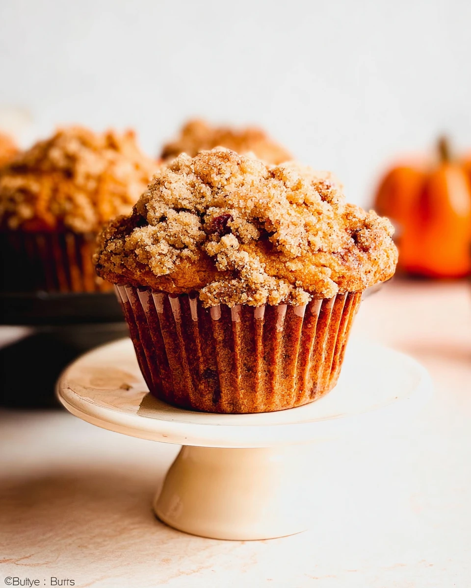 Apple Pumpkin Streusel Muffins