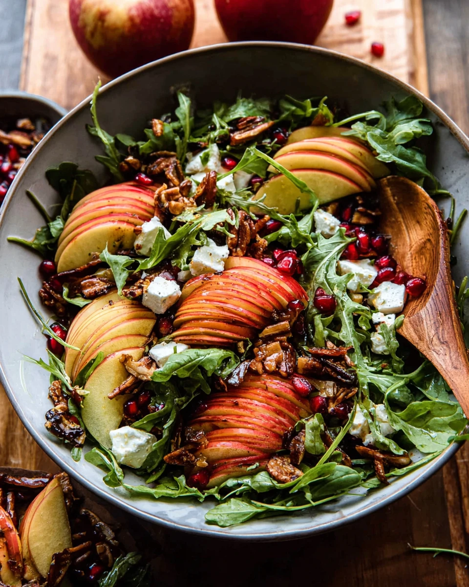 Autumn Harvest Honeycrisp Apple and Feta Salad