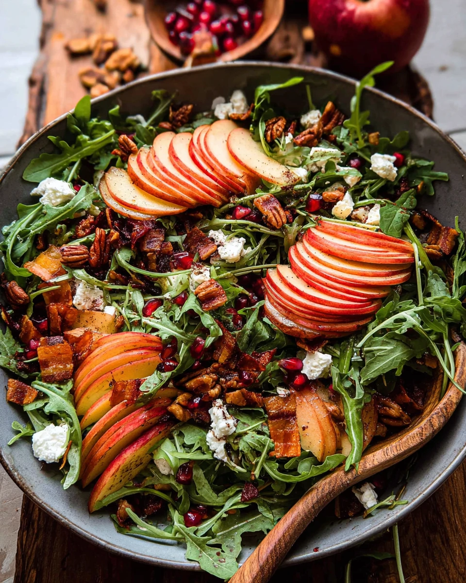 Autumn Harvest Honeycrisp Apple and Feta Salad