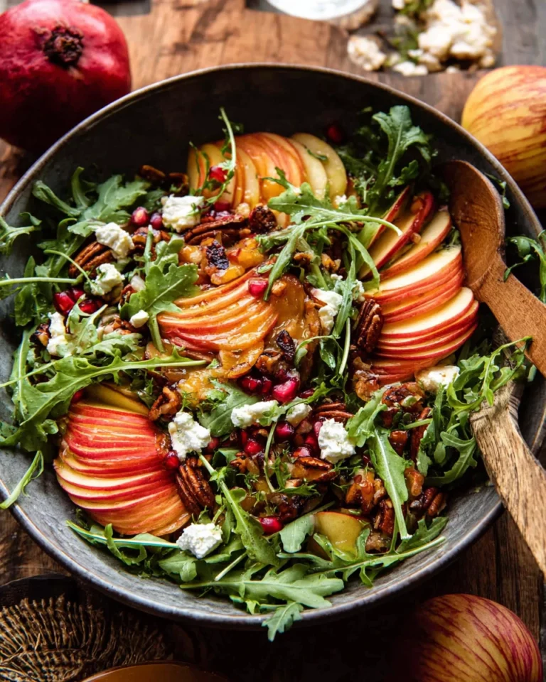 Autumn Harvest Honeycrisp Apple and Feta Salad