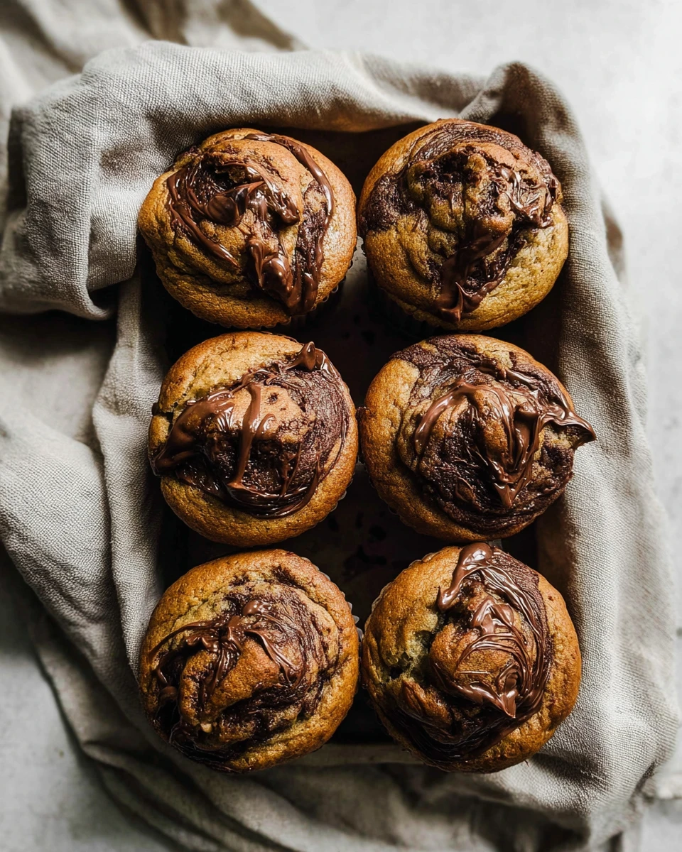 Banana Nutella Muffins