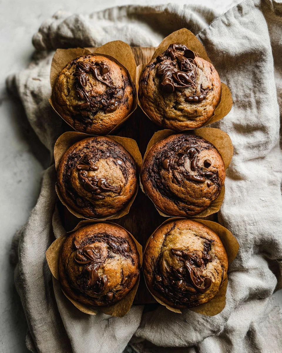 Banana Nutella Muffins