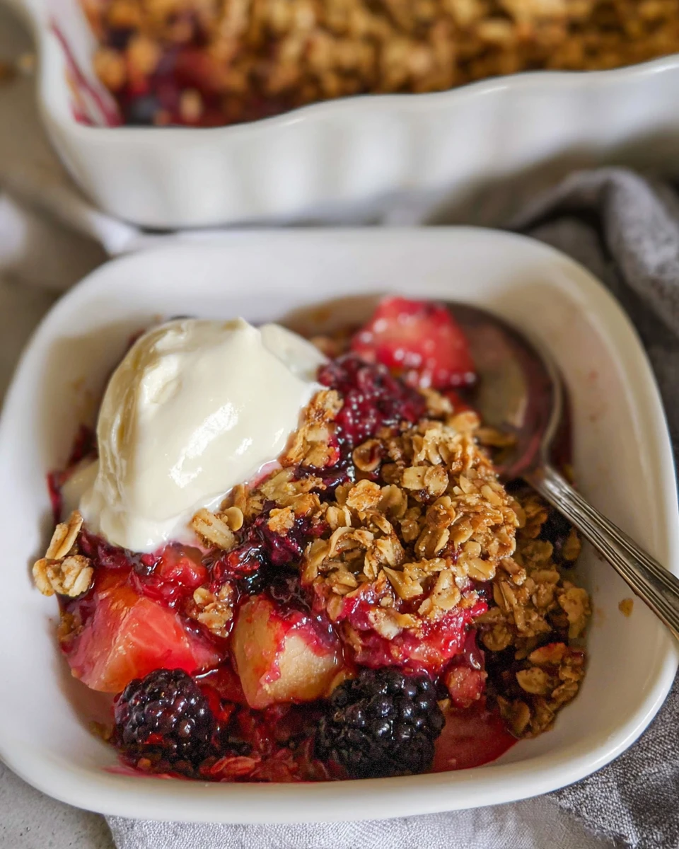 Berry Breakfast Crisp