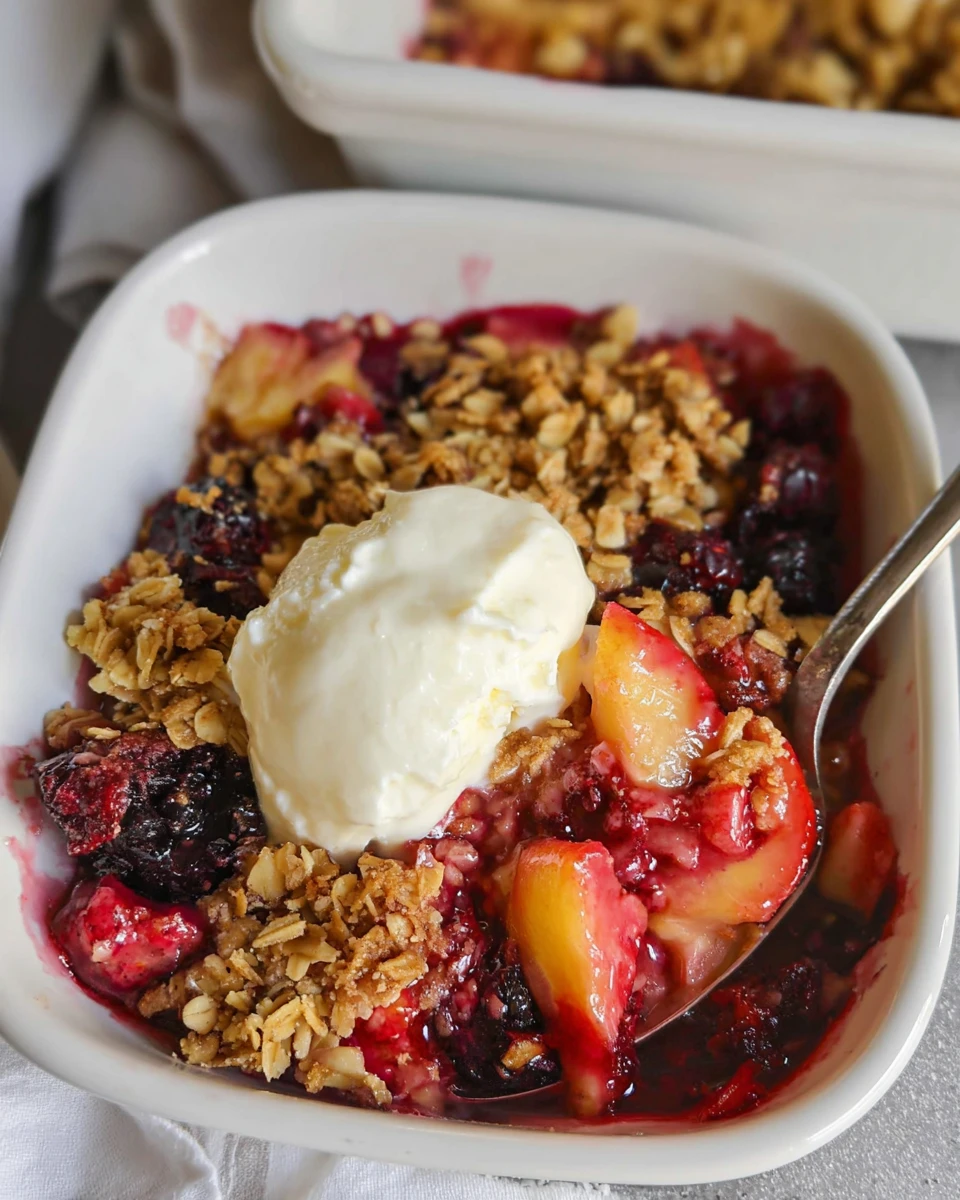 Berry Breakfast Crisp