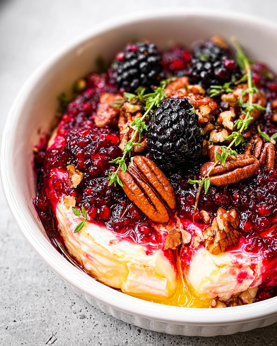 Blackberry Baked Brie