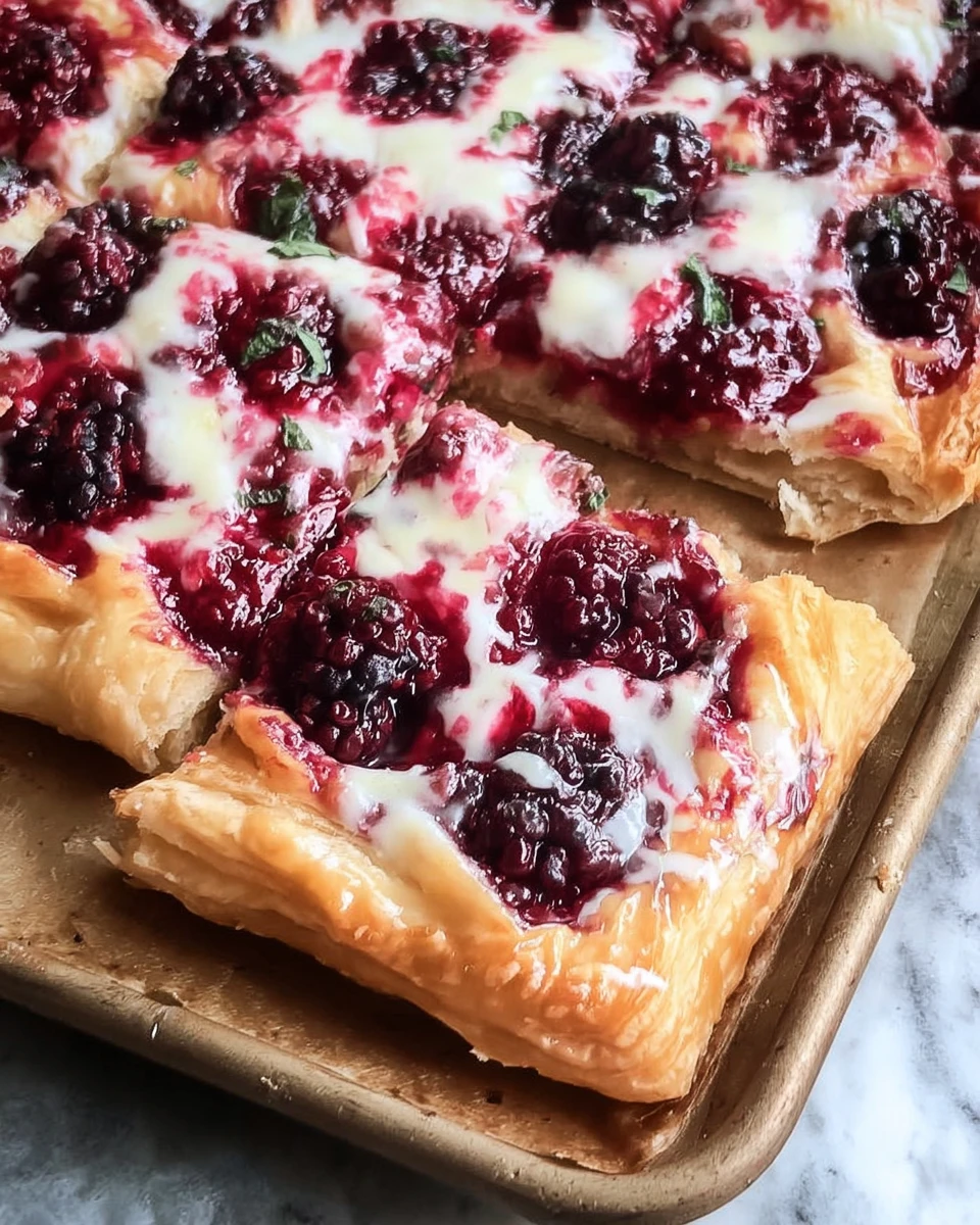 Blackberry Cheese Danish