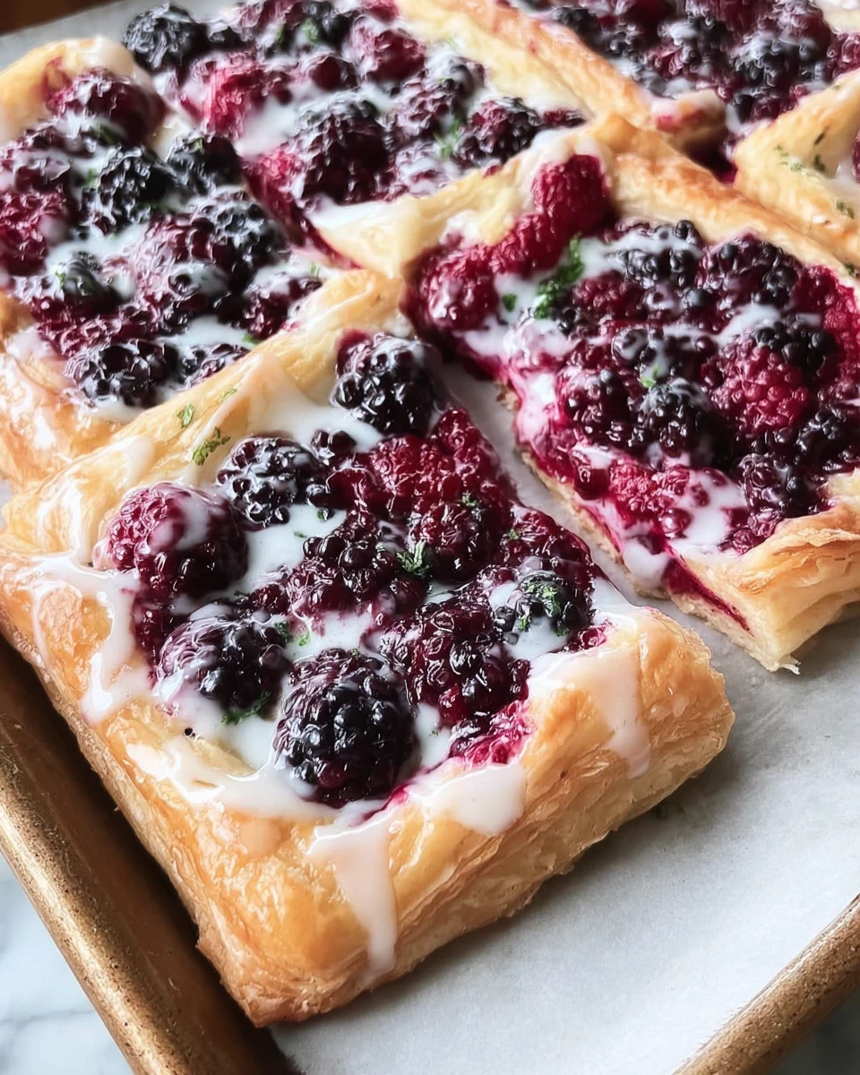 Blackberry Cheese Danish