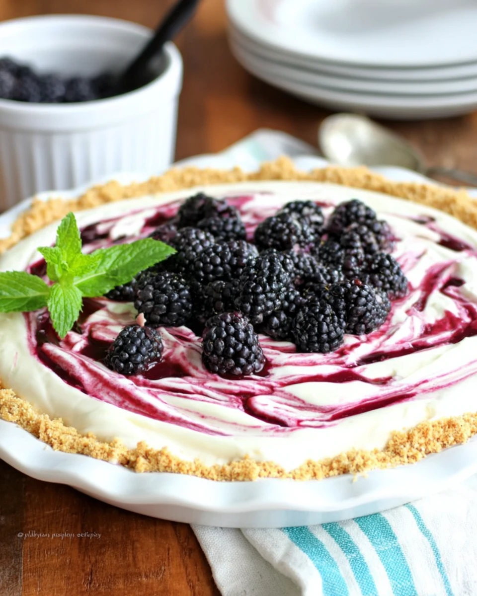 Blackberry Lemonade Pie