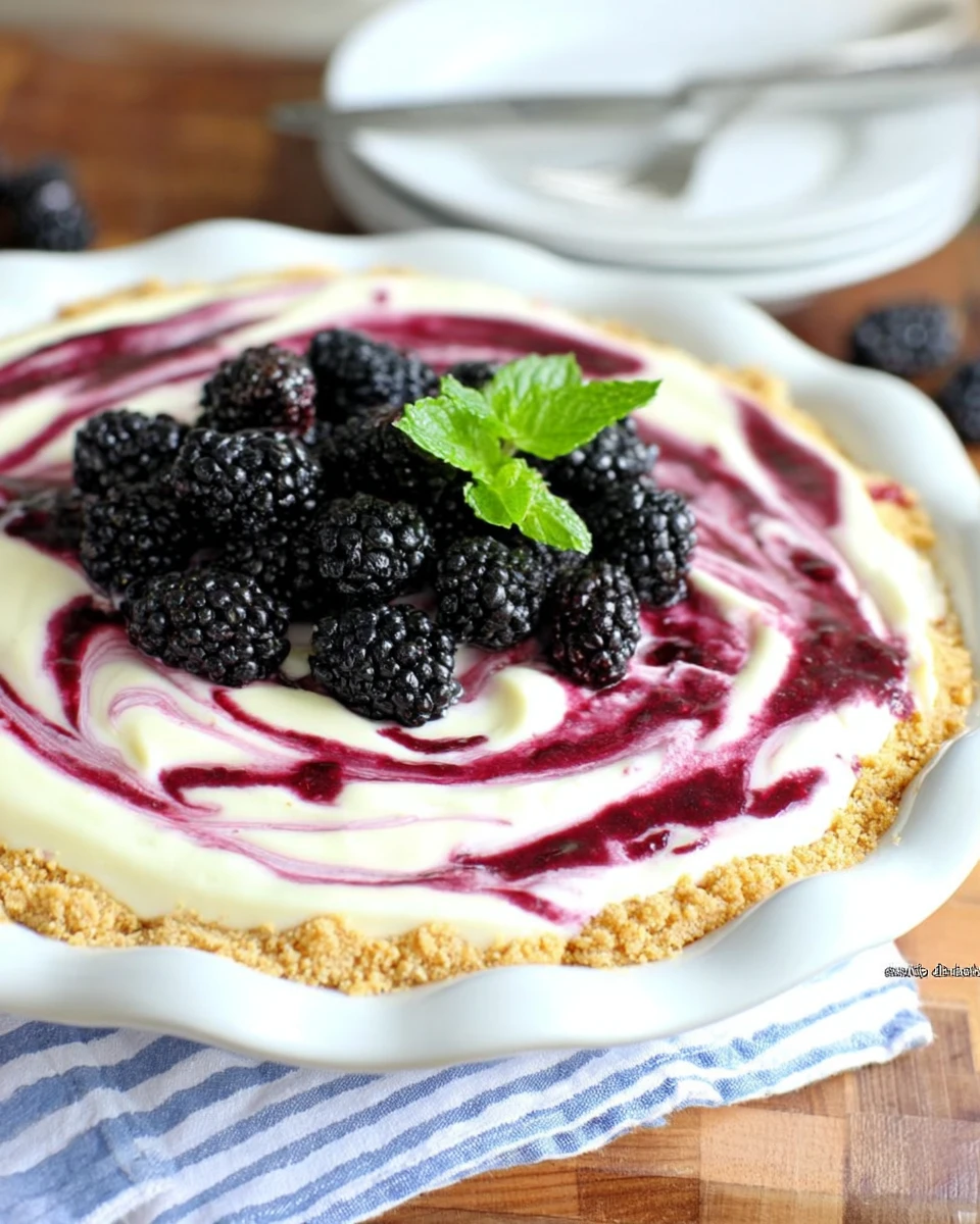 Blackberry Lemonade Pie