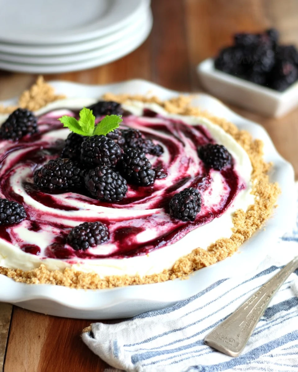 Blackberry Lemonade Pie