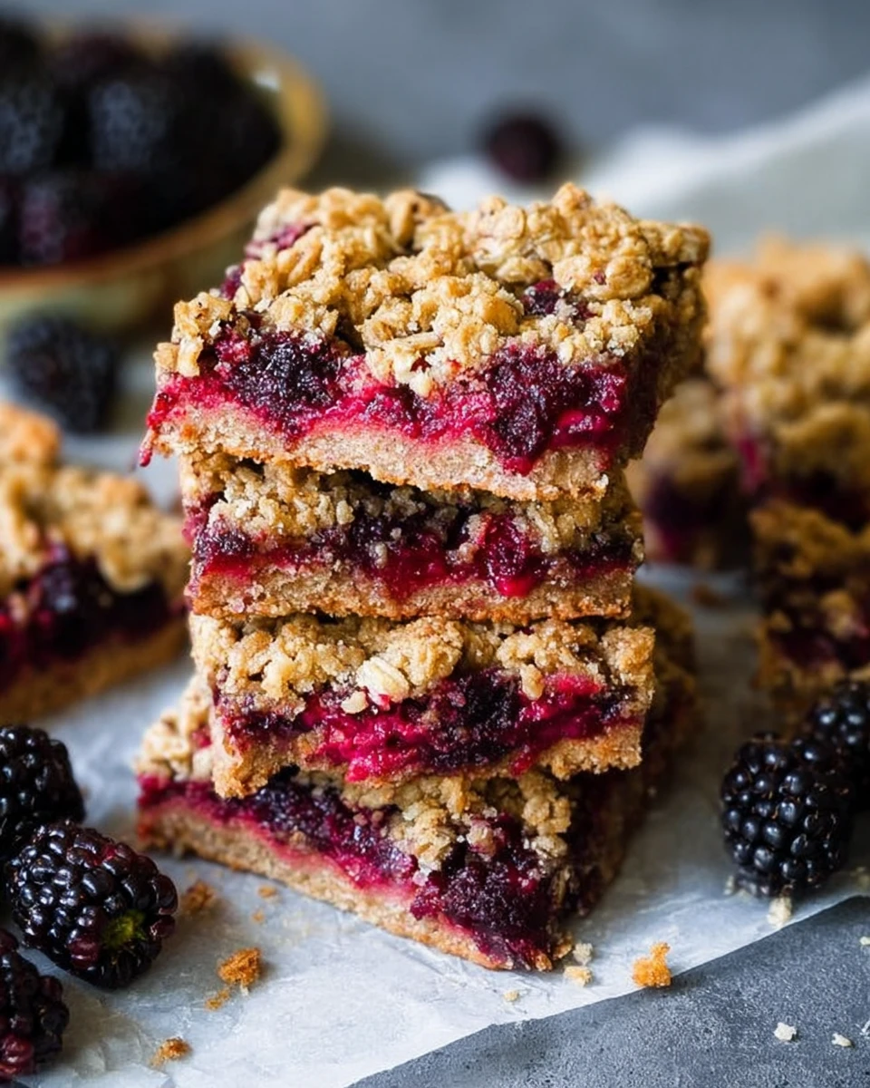 Blackberry Oatmeal Bars