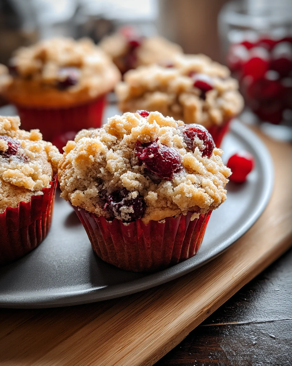 Cherry Cobbler Muffins