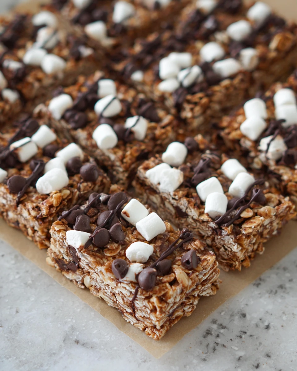 Chewy S’mores Granola Bars
