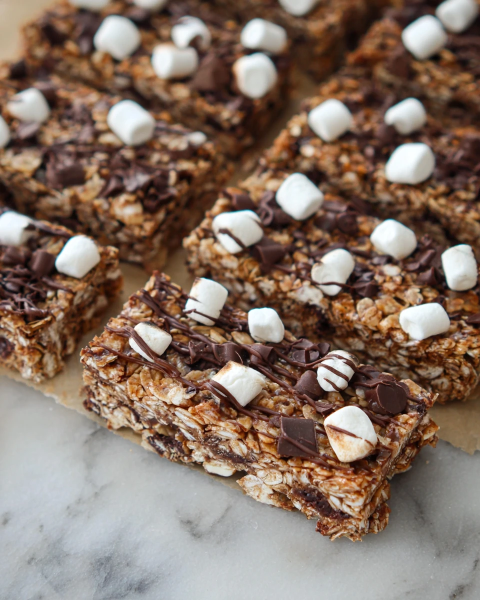 Chewy S’mores Granola Bars