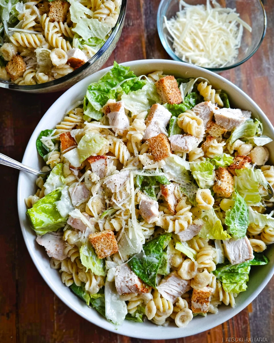 Chicken Caesar Pasta Salad
