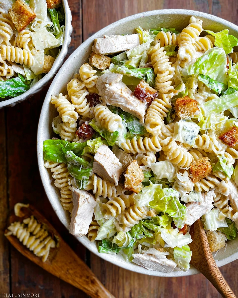 Chicken Caesar Pasta Salad