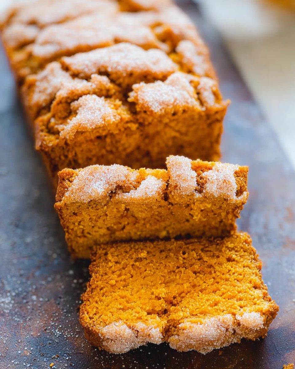 Cinnamon Sugar Pumpkin Bread
