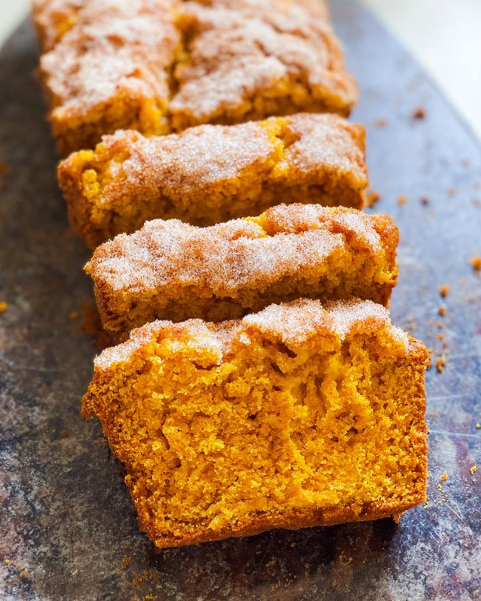 Cinnamon Sugar Pumpkin Bread