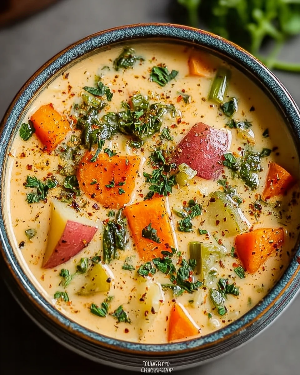 Cream of Spring Vegetable Soup