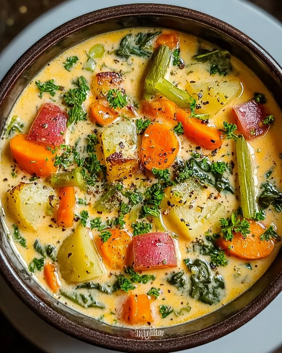 Cream of Spring Vegetable Soup