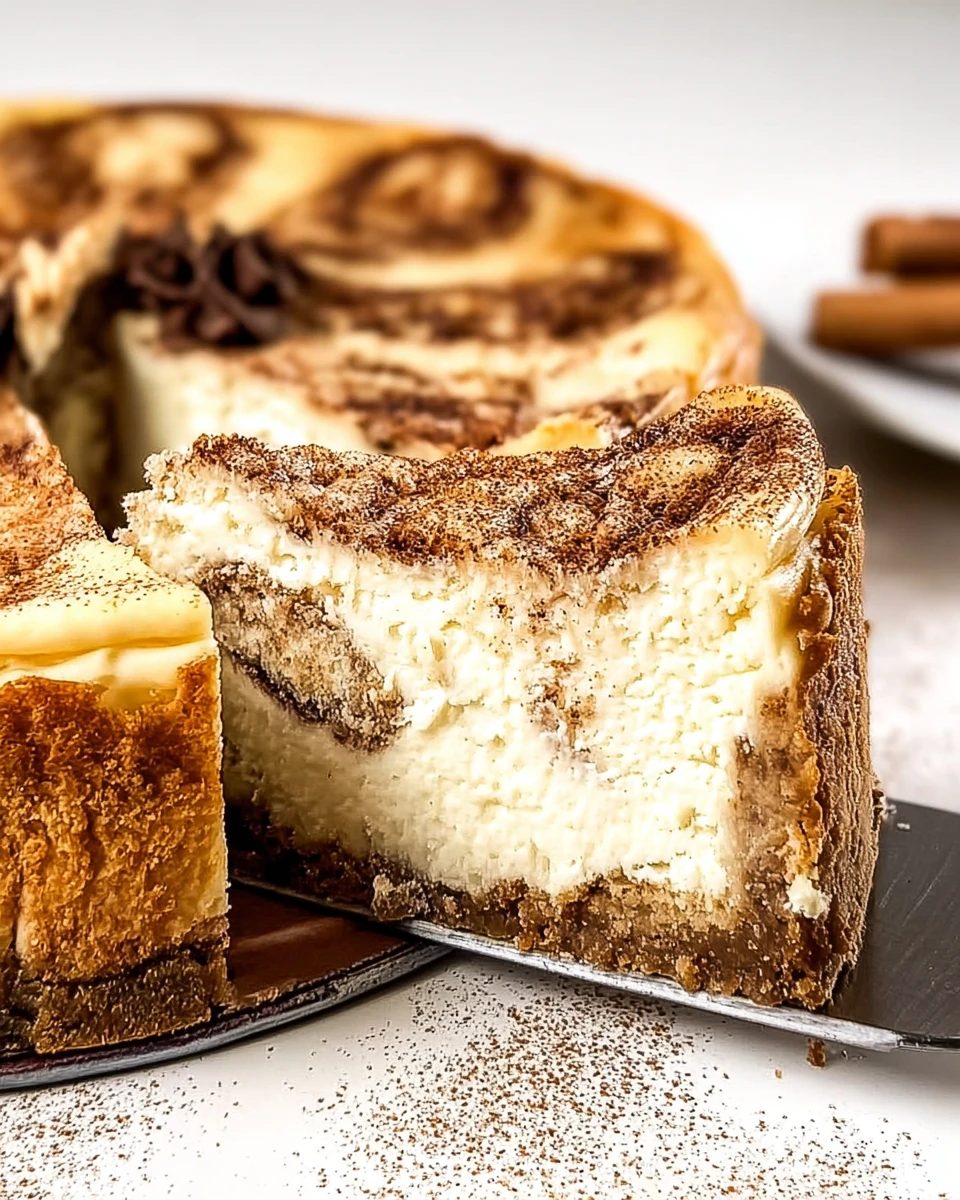 Creamy Cinnamon Roll Cheesecake