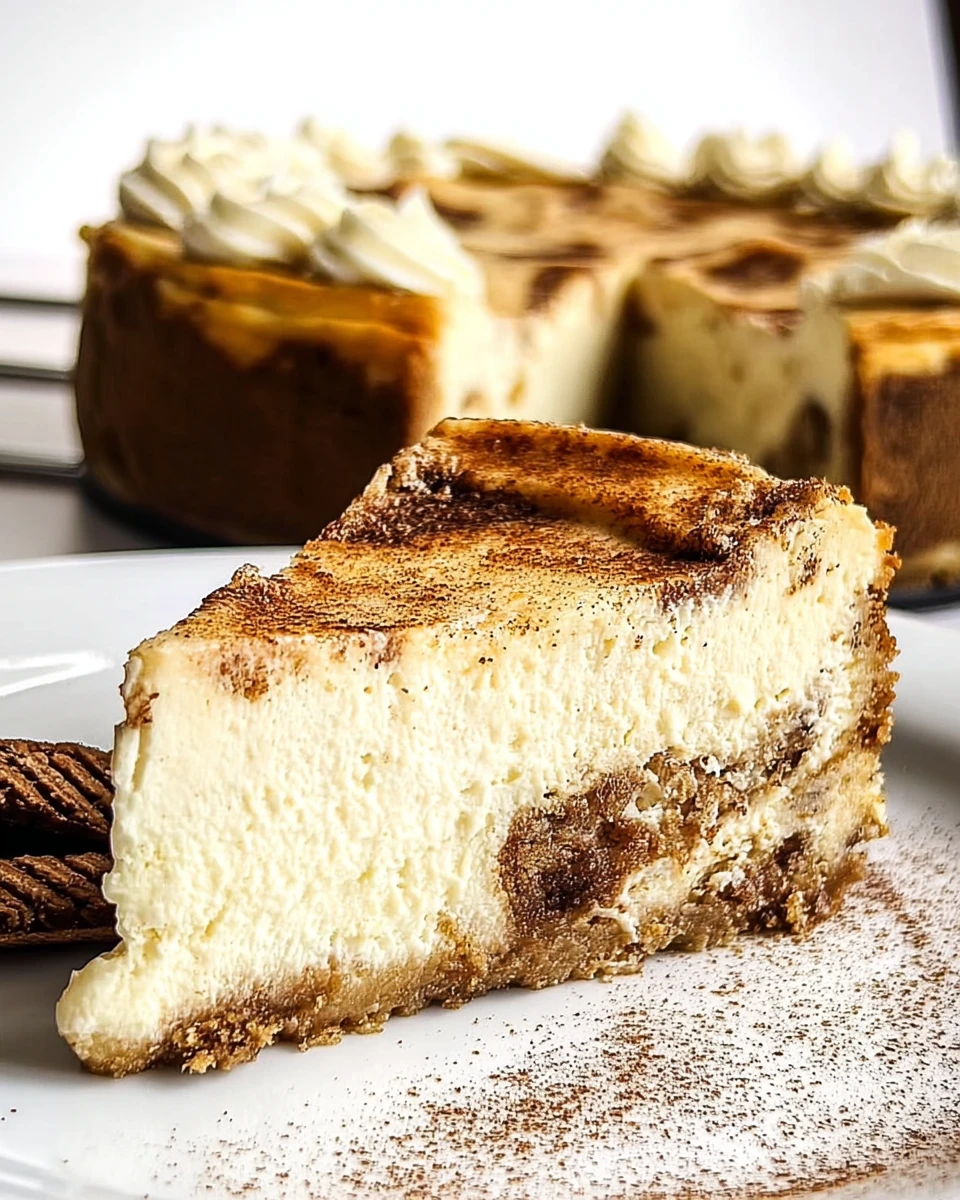 Creamy Cinnamon Roll Cheesecake