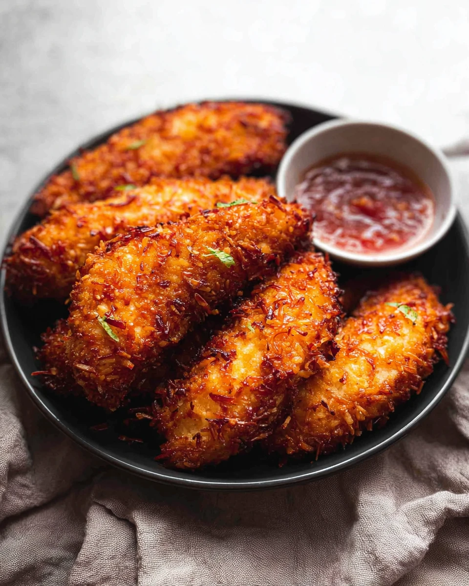 Crispy Coconut Chicken Tenders