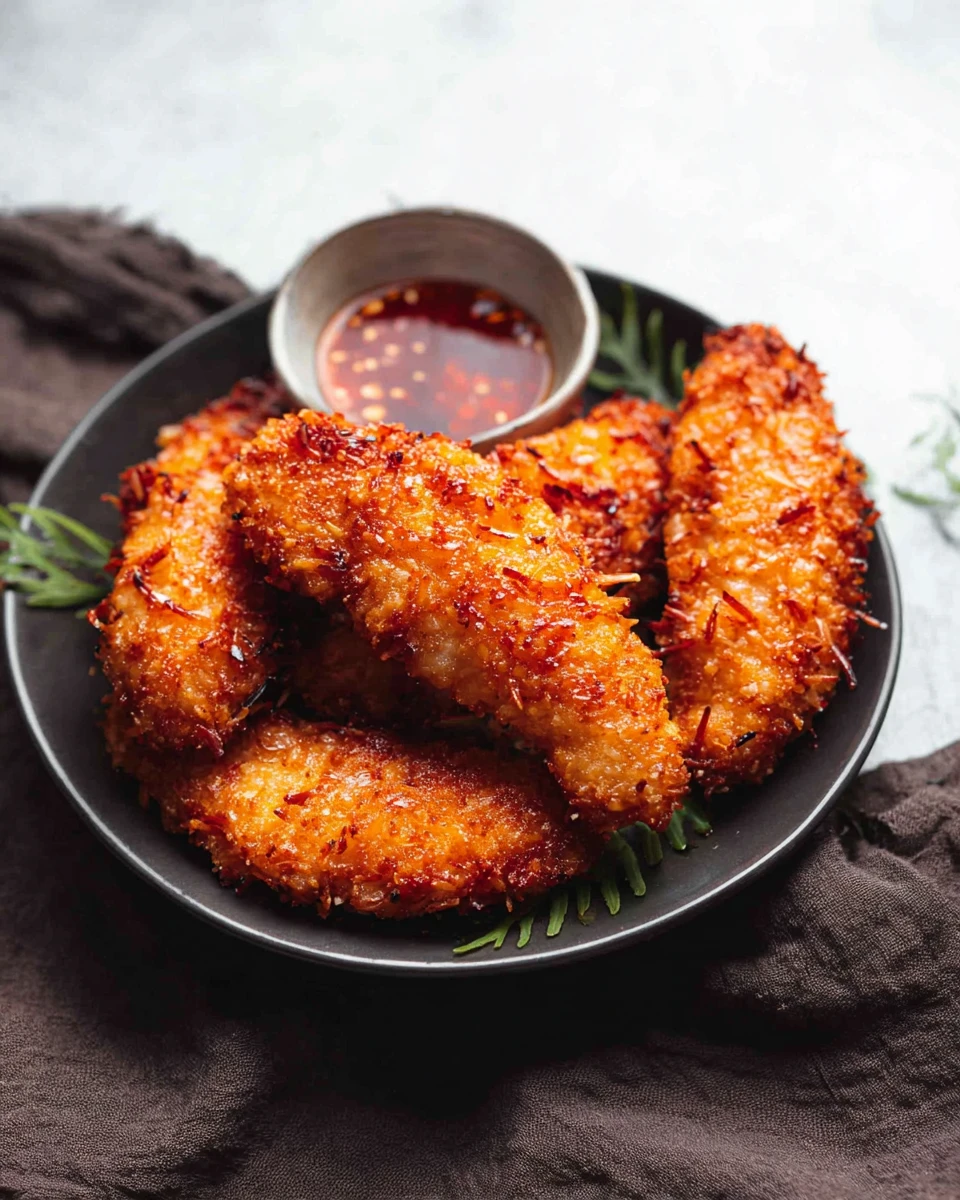 Crispy Coconut Chicken Tenders