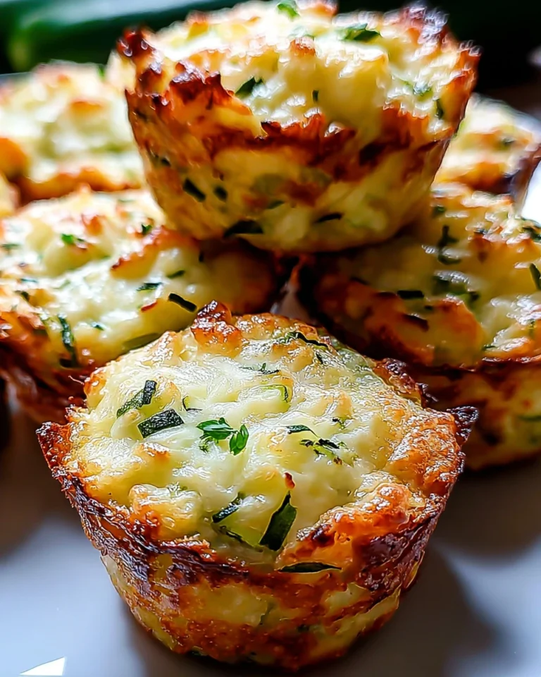 Crispy Parmesan Zucchini Potato Muffins