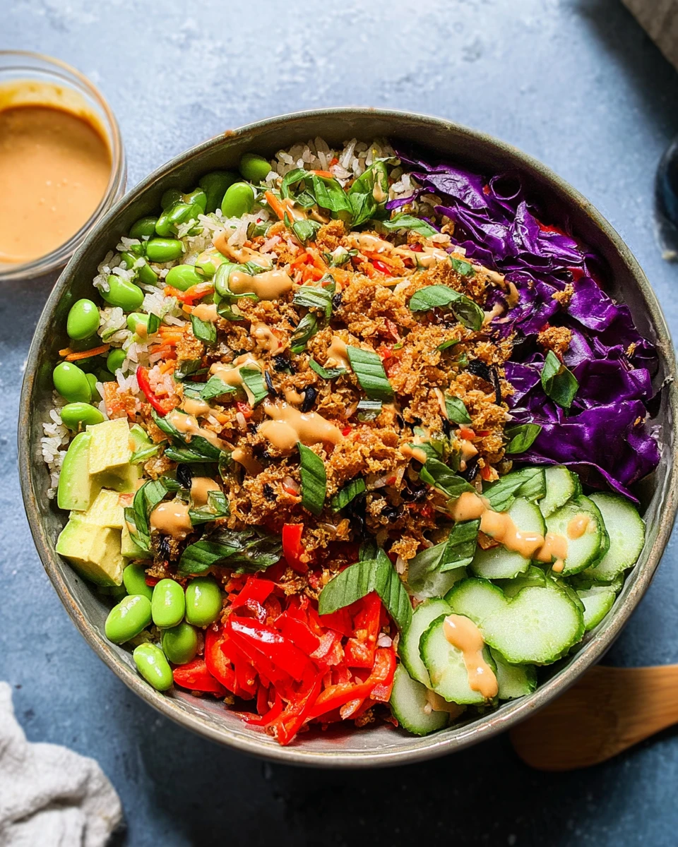 Crispy Rice Salad With Veggies