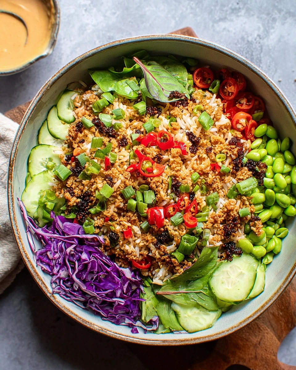 Crispy Rice Salad With Veggies