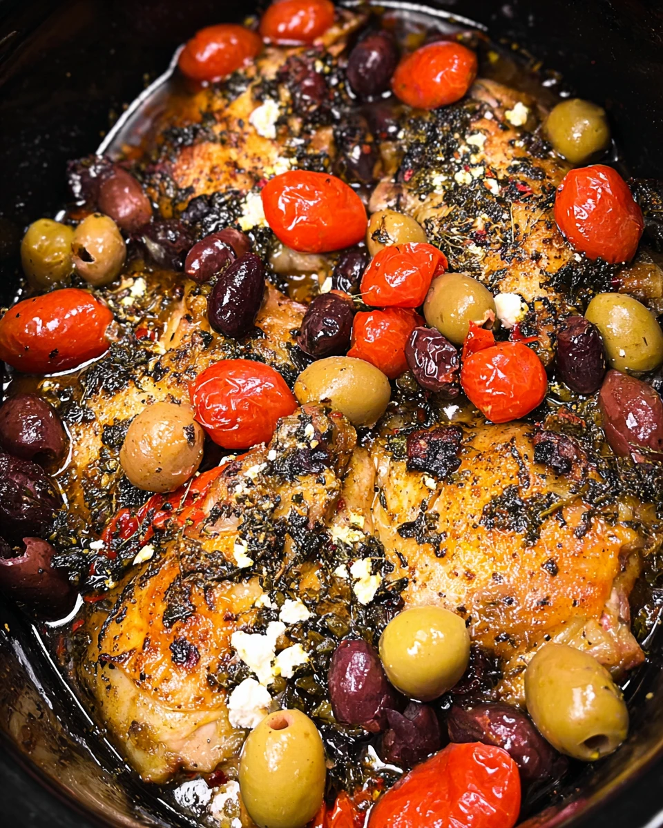 Crockpot Greek Chicken