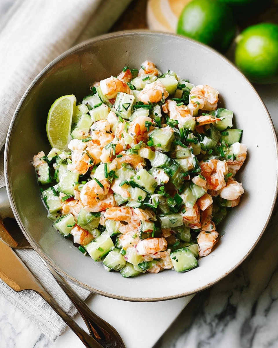 Cucumber Shrimp Salad