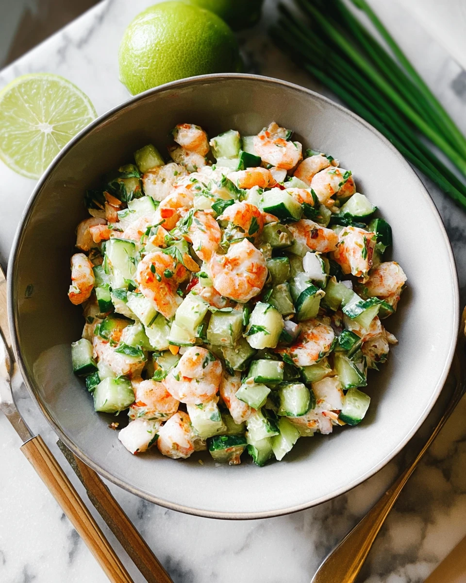 Cucumber Shrimp Salad