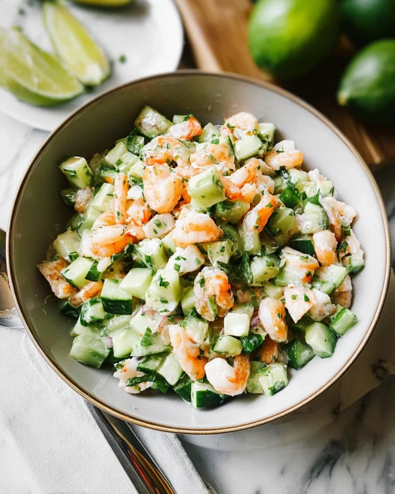 Cucumber Shrimp Salad