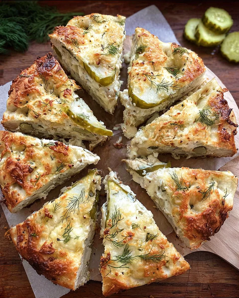 Dill Pickle Focaccia Bread
