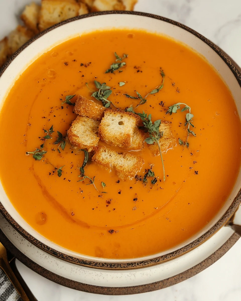 Easy Classic Homemade Tomato Soup