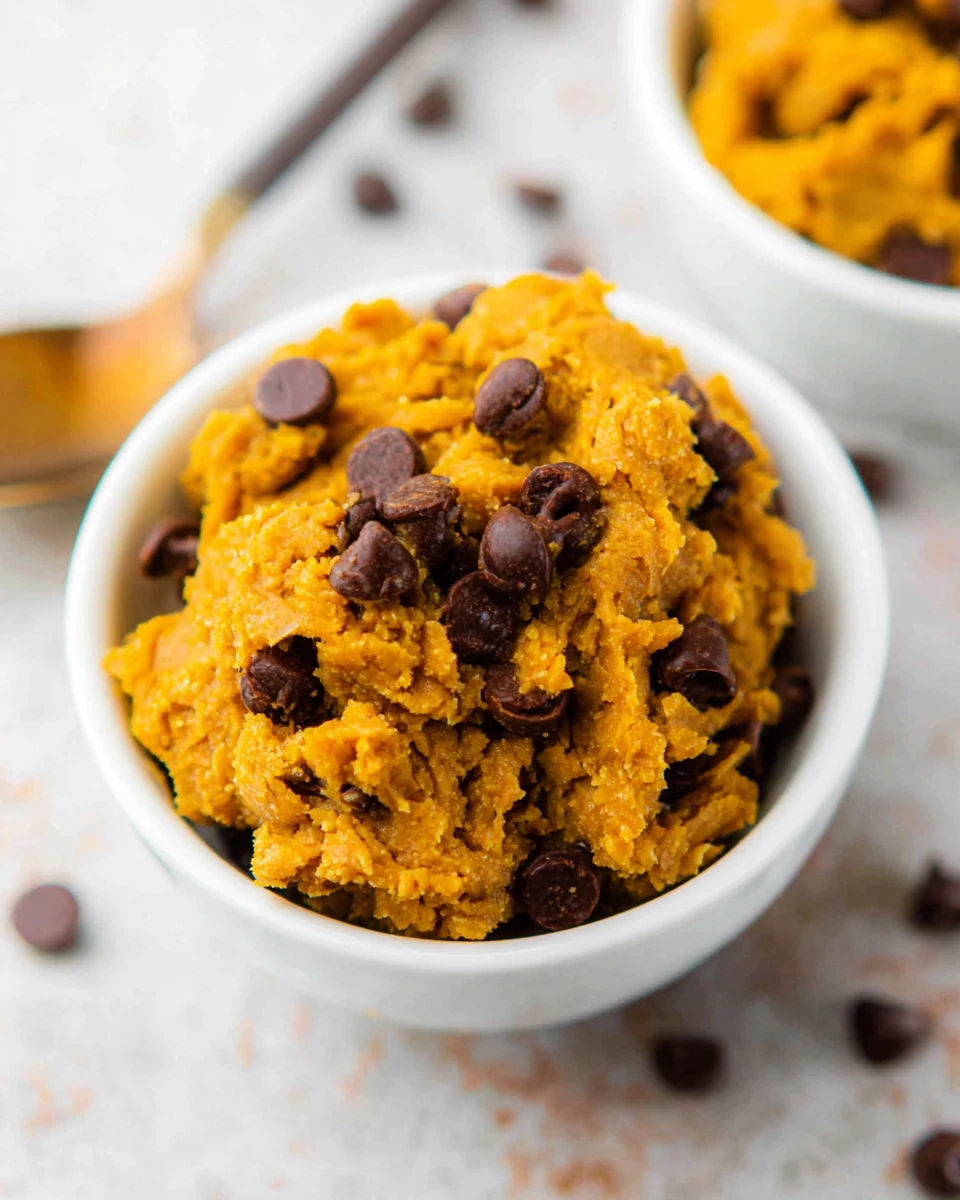 Edible Pumpkin Cookie Dough