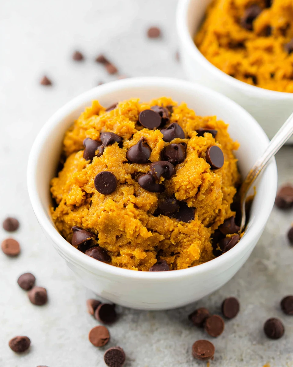 Edible Pumpkin Cookie Dough
